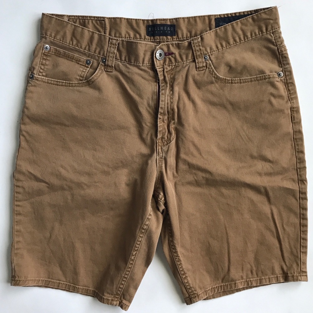 Tan Bullhead Shorts